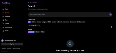 Customer Portal - Search